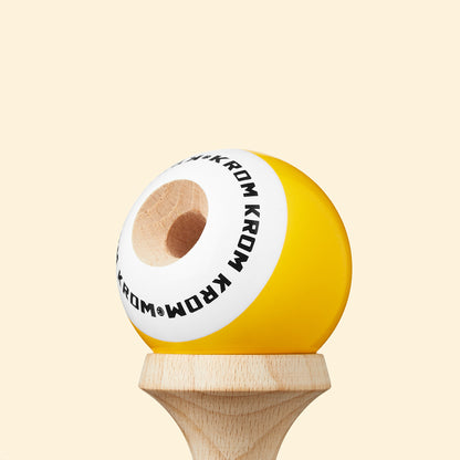 Kendama Krom Pop LOL Yellow