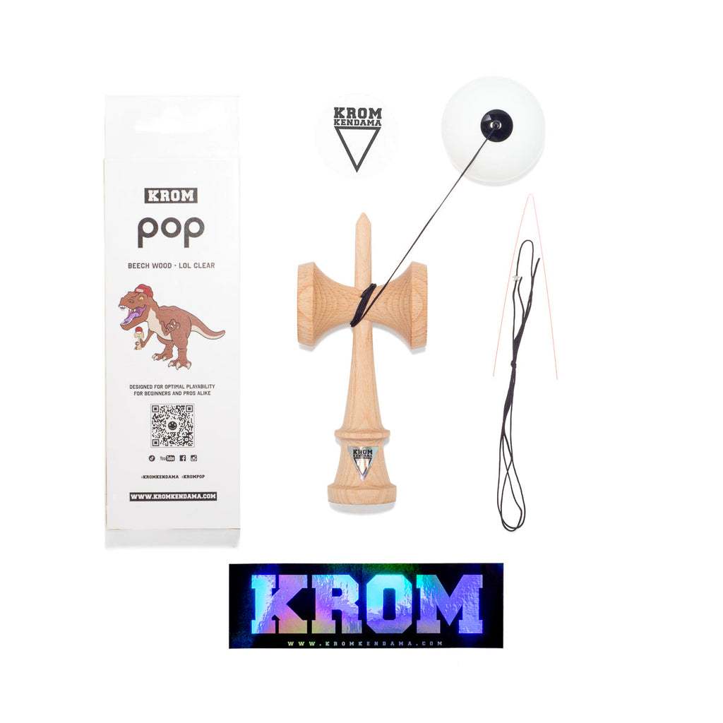 Kendama Krom Pop LOL White